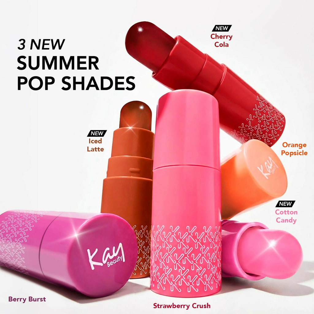 Kay Beauty Jelly Lip & Cheek Popsicle Wand - Orange Popsicle