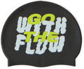 Unisex Silicone Swimming hat That Protects Hair and Ears, Pretty and Cool Artist Collaboration Design Swimming hat