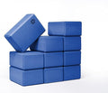 Sunshine Yoga 4" Yoga Block, 10 Pack Bulk EVA Foam Yoga Blocks, Firm and Supportive Yoga Brick, Balance Foam for Stretching, Pilates, and Workout, 4" x 6" x 9"