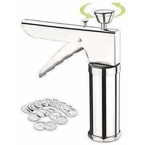 Stainless Steel Kitchen Press Maker with 12 Pieces