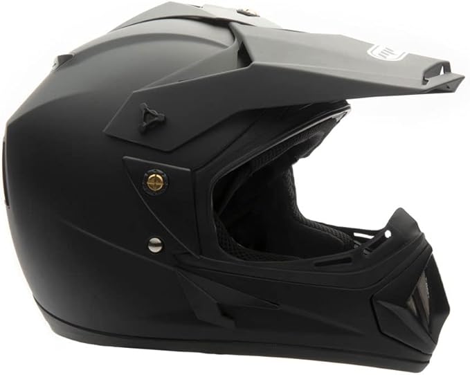 MMG Adult Motorcycle Off Road Helmet DOT - MX ATV Dirt Bike Motocross UTV - with Goggles