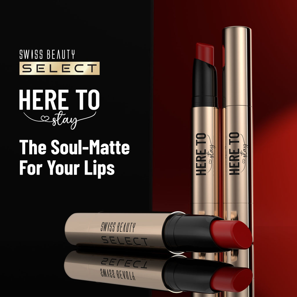 Swiss Beauty Select Here To Stay Lip Crayon Velvety-Matte Finish , 12-Hour Stay - 5 French Toast