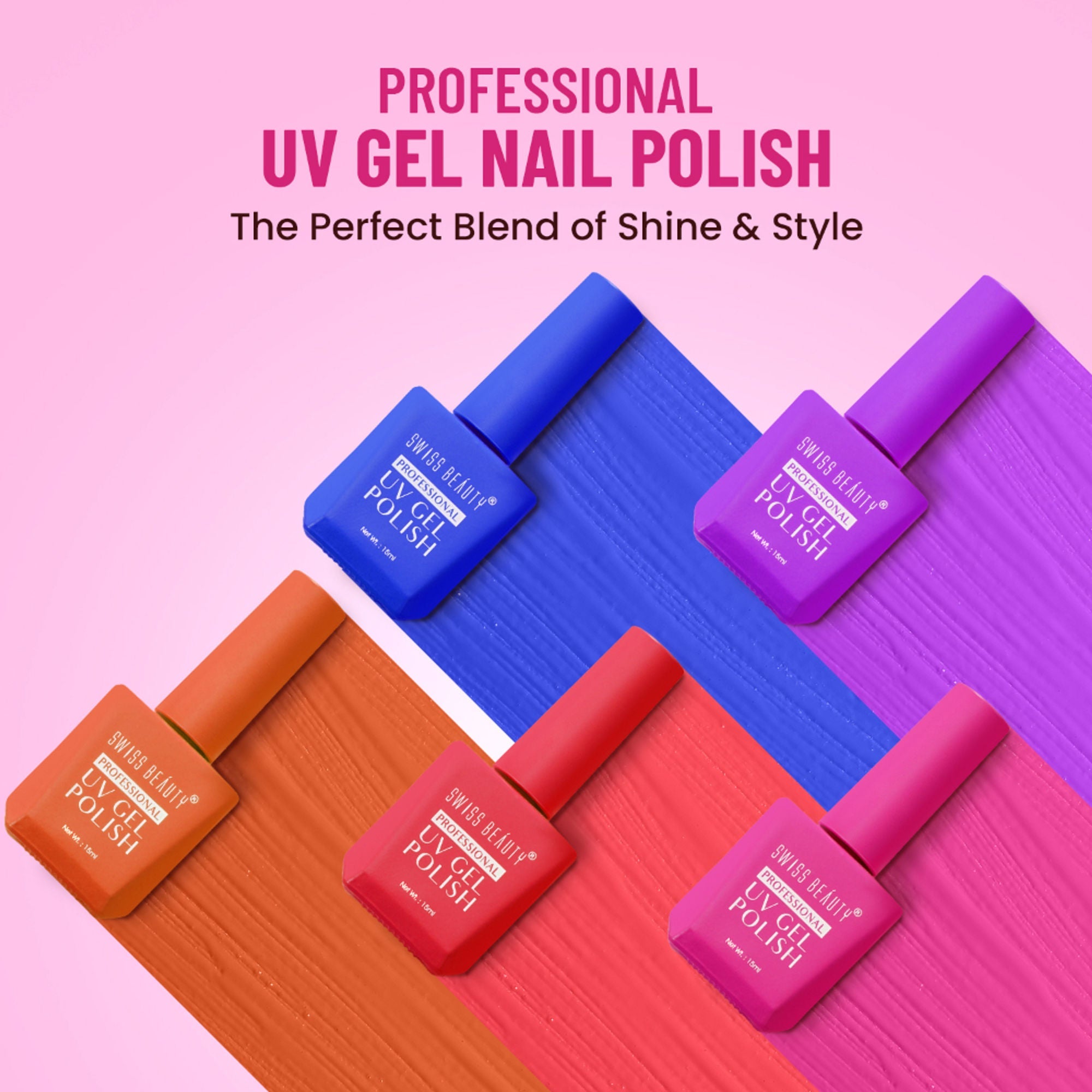 Swiss Beauty Professional UV Gel Nail Polish - Shade-54