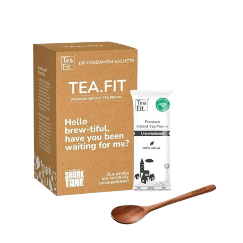 TeaFit Premium NO SUGAR Instant Cardamom Tea Premix