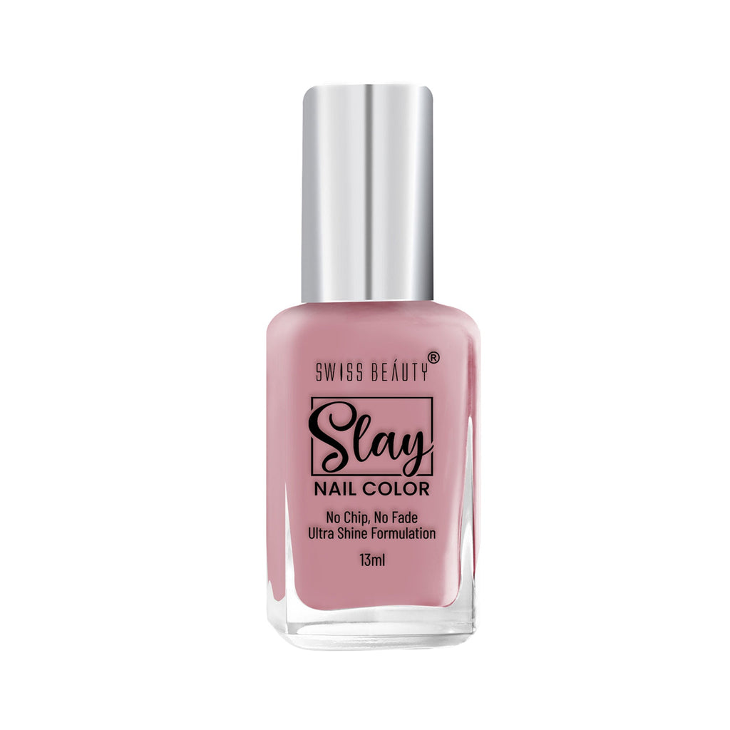 Swiss Beauty Slay Nail Color With Ultra Shine Formulation - 64 Lavender Love