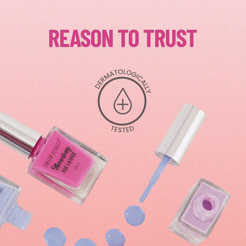 Swiss Beauty Stunning Nail Lacquer - 75 Barefoot Mauve