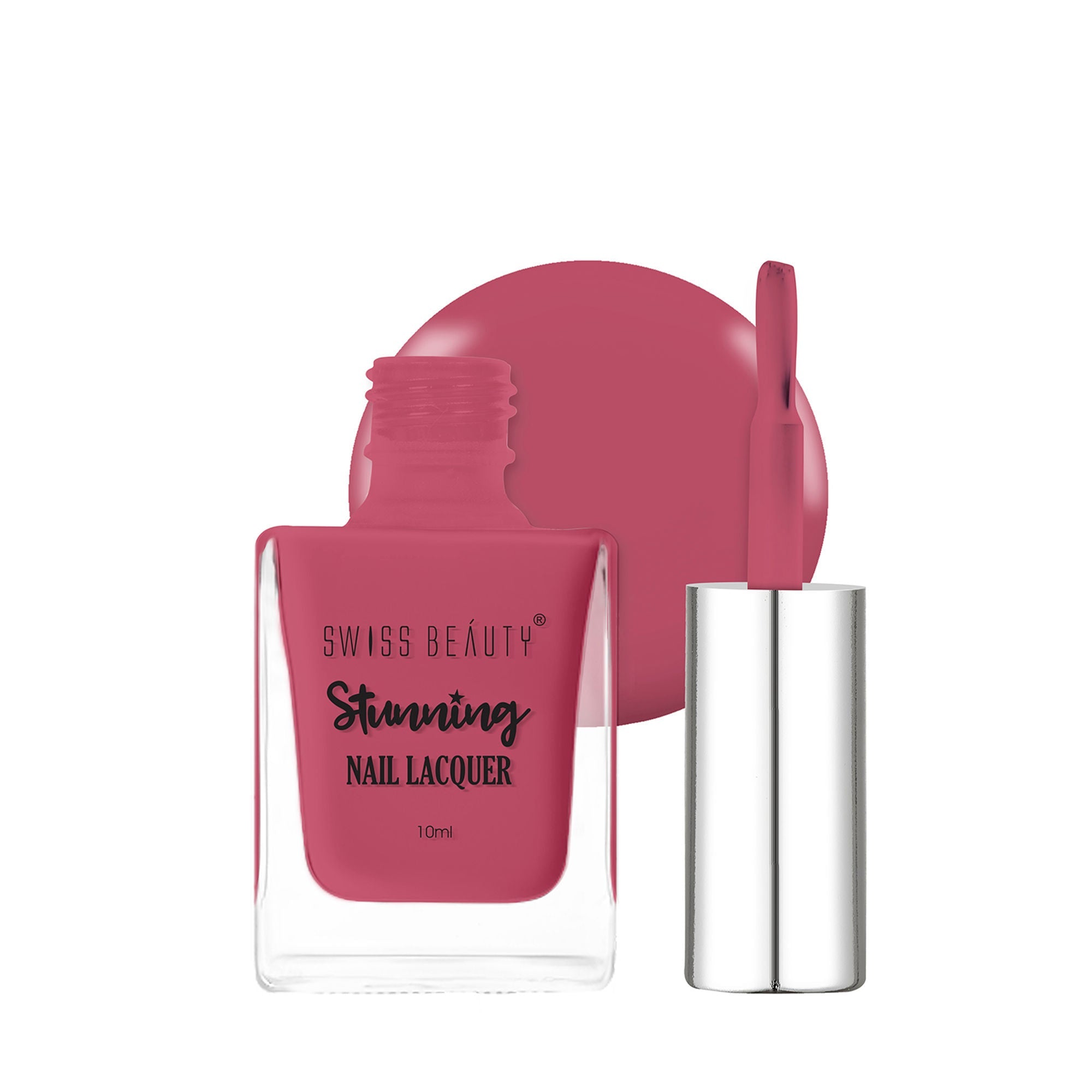 Swiss Beauty Stunning Nail Lacquer - 76 Dark Mauve
