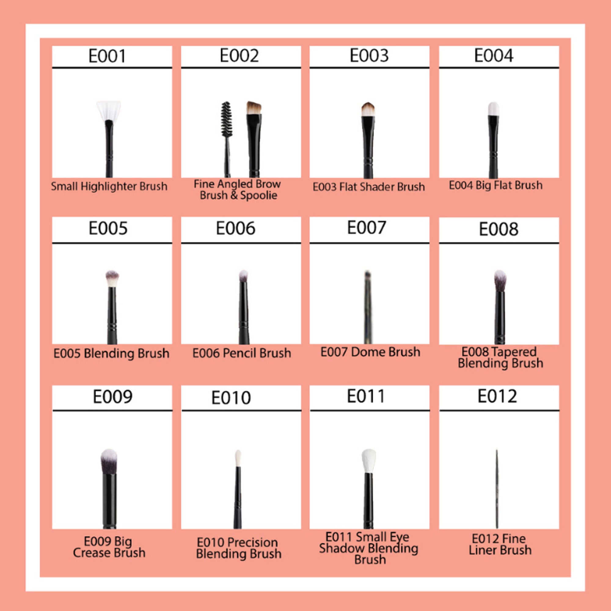 CUFFS N LASHES Eyeshadow Blending Brush - E005