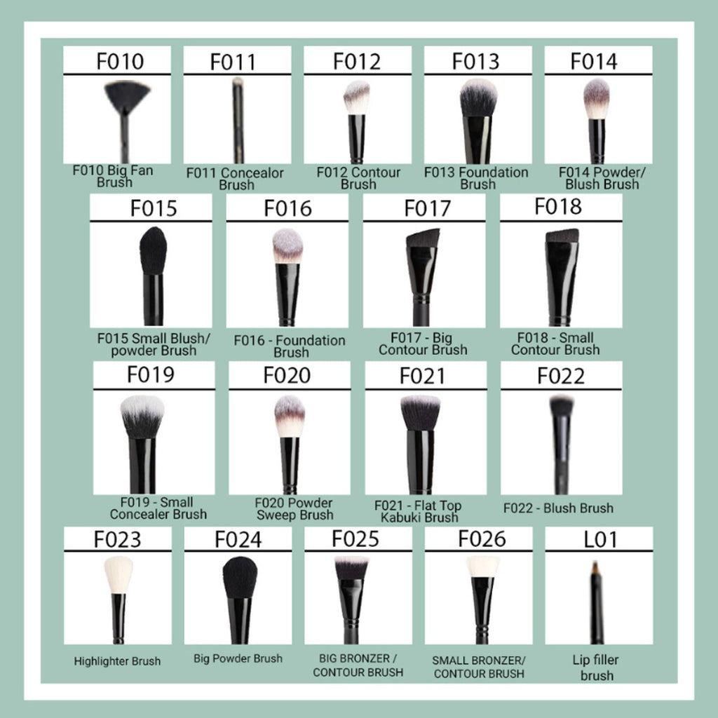 CUFFS N LASHES Big Bronzer Contour Brush - F025