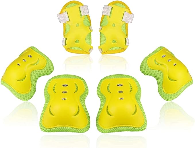 BOSONER Kids/Youth Knee Pad Elbow Pads Guards Protective Gear Set for Roller Skates Cycling BMX Bike Skateboard Inline Skatings Scooter Riding Sports