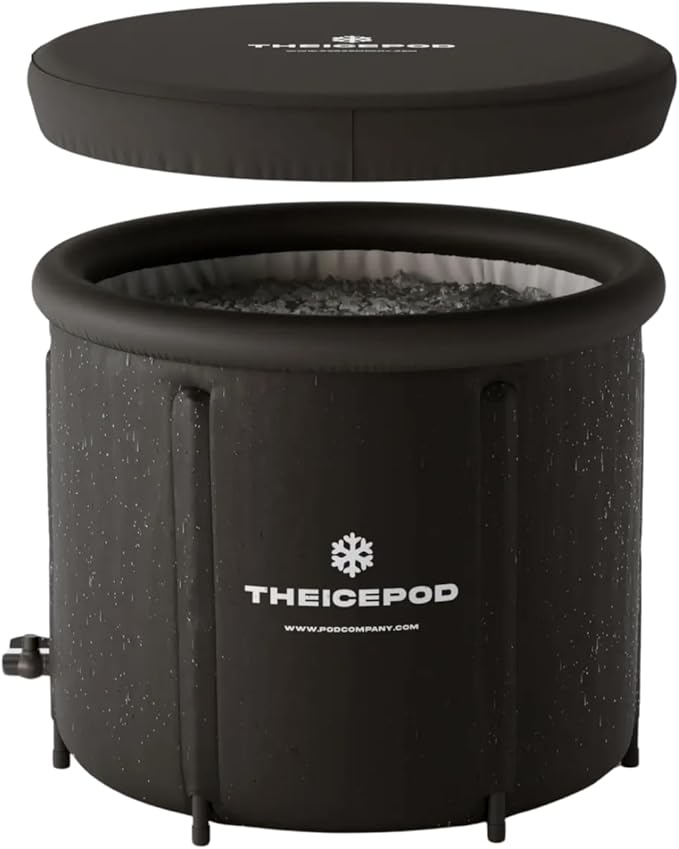 The Ice Pod – Portable Ice Bath for Recovery & Wellness – Collapsible Design with Thermal Lid – For Athletes & Everyday Cold Plungers - The Pod Company
