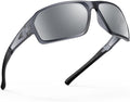 KastKing Chippewa Polarized Fishing Sunglasses, UV400 Protection Full Wrap Frame Sports Cycling Sunglasses, 1.0mm TAC Lenses