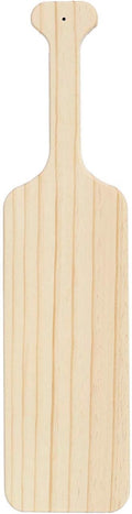 BATTIFE 15 Inch Greek Fraternity Paddle, Unfinished Solid Pine Wood Paddles, Wooden Sorority Frat Paddle for Arts Crafts