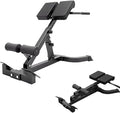 ComMax Hyperextension Roman Chair Back Extension Bench Foldable Workout Bench Machine for Home GYM Adjustable Waist Abdominal Back Trainer