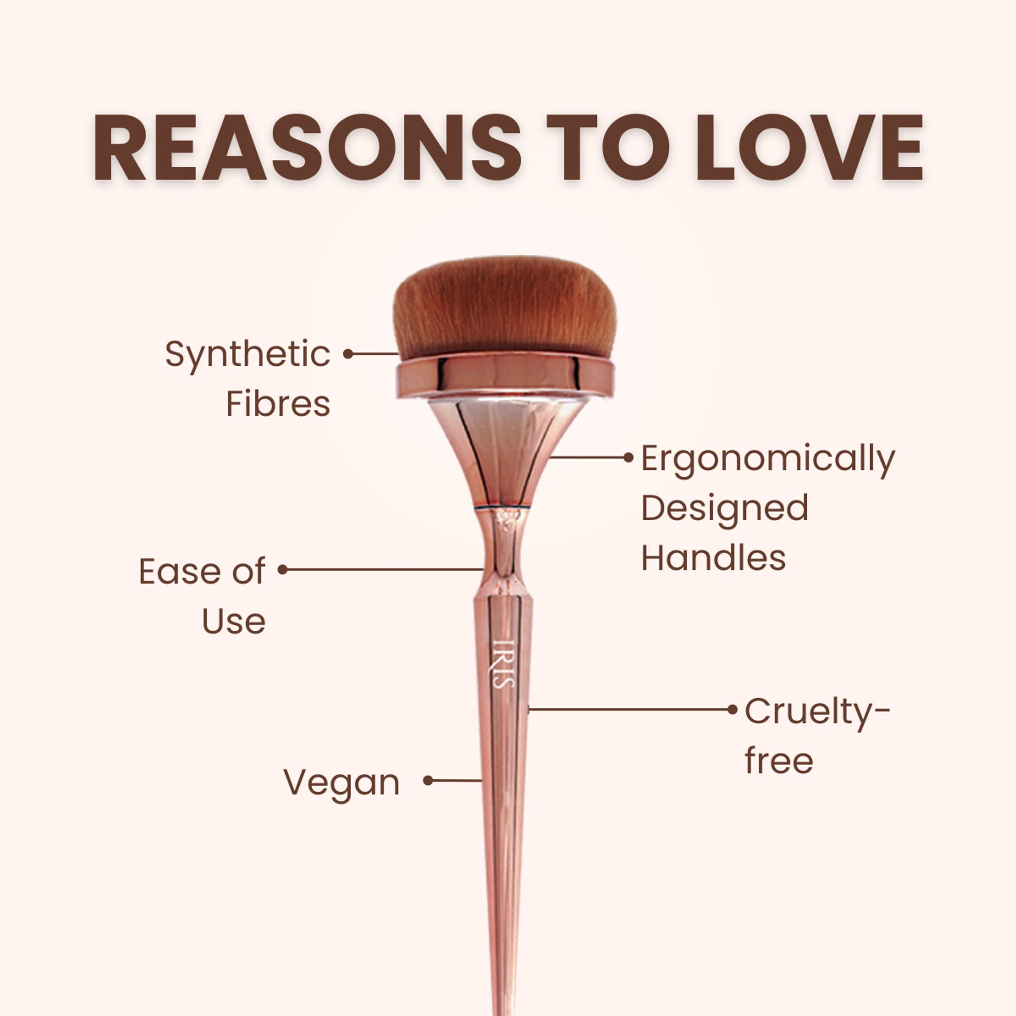 IRIS COSMETICS Luminous HD Contour Brush