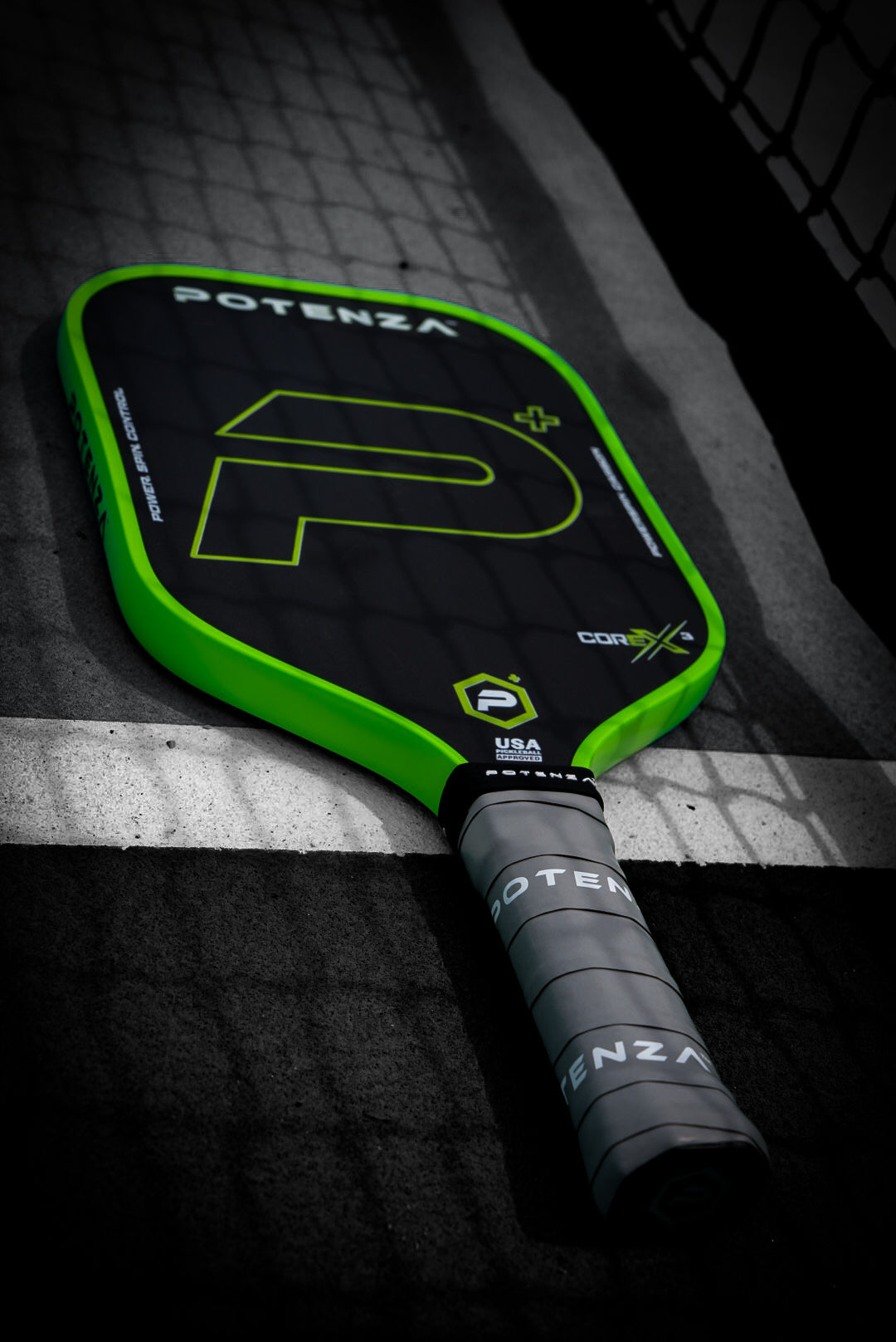 P+ PowerSpin Carbon COREx3 (Neon Green)