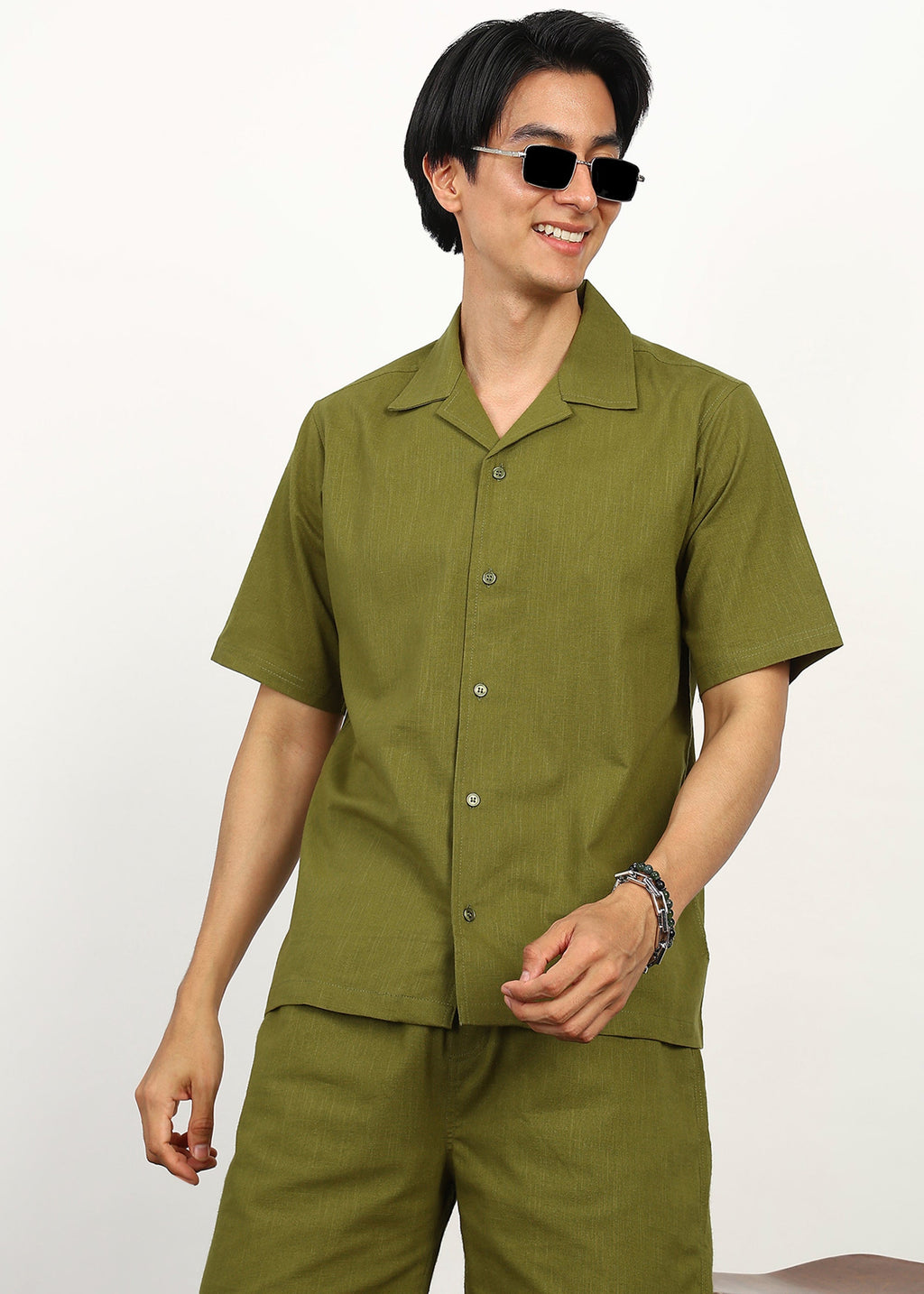 Fabmade Olive Ease Co-Ord Set
