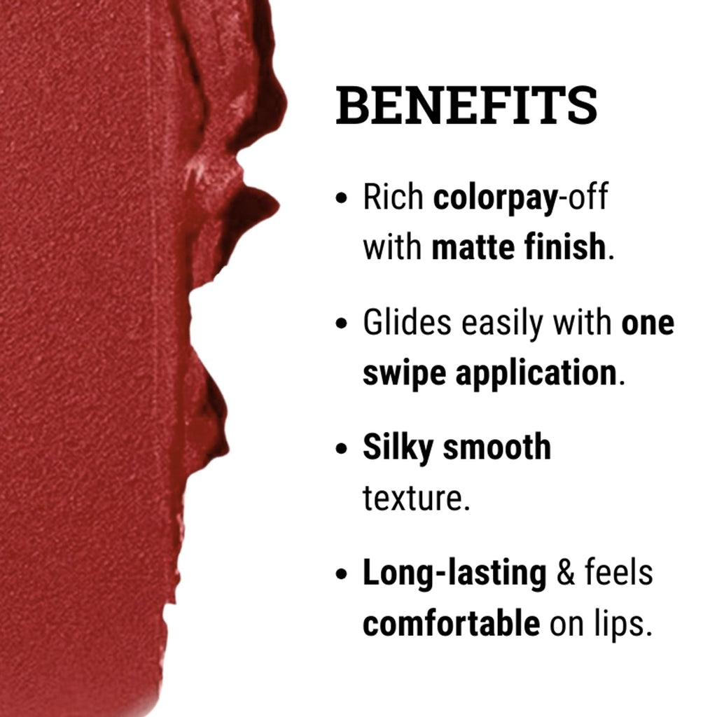 Europe Girl Silky Matte Lipstick - EG-09 Dusty Rose