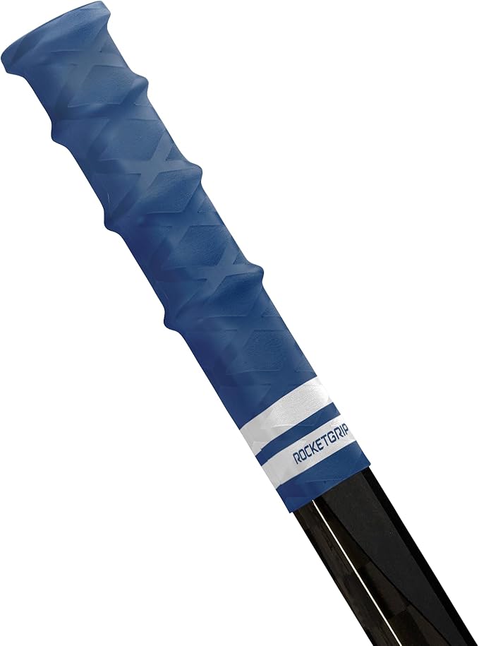 Hockey Stick Rubber Replacement Grip - Better Than Grip Tapes - Long Lasting Premium Quality Easy to Install Ice Hockey Sports Grip for Adults and Kids