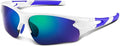 BEACOOL Polarized Sports Sunglasses for Men Women Youth Baseball Fishing Cycling Running Golf Motorcycle Tac Glasses UV400