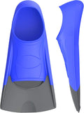 Gintenco Swim Fins, Kids Swim Training Fins for Lap Swimming, Travel Size Flippers with Mesh Bag, Silicone Swimming Fins for Kids Teens Adults Women Men