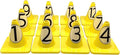 LVL10 Pro Training Cones - 6" Soccer Training Cones for Sports - for Basketball, Football, Basketball and Agility Drills - Soccer Field Markers That Won't Crack, Slide or Fly