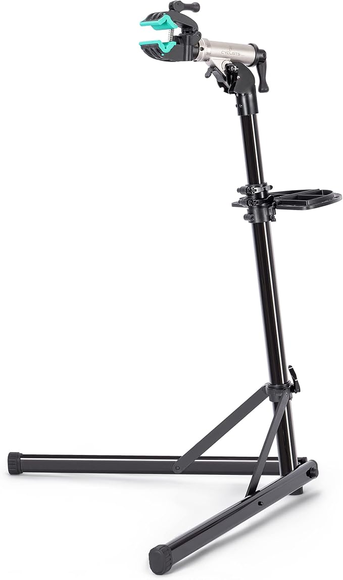 cyclists Bike Repair Stand(Max Load 110lbs)- Bike Stand for Workstand Maintenance - E Bike Repair Stand Bicycle Shop Home Mechanics for Mountain Bike and Road Bike