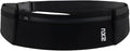 2XU Unisex Run Belt Black - Lightweight and Adjustable Fitness Waist Pack for Running, Jogging, and Outdoor Activities - Securely Holds Phone, Keys, and Essentials - One Size