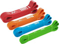 SUNPOW Pull Up Assistance Bands - Set of 5 Resistance Heavy Duty Workout Exercise Stretch Fitness Bands Assist Set for Body, Instruction Guide and Carry Bag Included