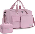 FIORETTO Women's Gym Duffle Bag with Shoes Compartment, 37L Capacity, Ideal for Travel, Gym, Sports, Duffel, Weekender