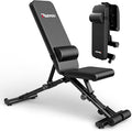 PASYOU Adjustable Weight Bench Full Body Workout Multi-Purpose Foldable Incline Decline Exercise Workout Bench for Home Gym