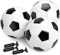 Soccer Ball Size 2 Size 3 Size 4 Size 5 with Pump - Single, 2 or 3 Pack - Official Size & Weight - Classic Indoor Outdoor Soccer Long-Lasting - Ideal Gift for Toddler Kids Boys Girls Youth Adult