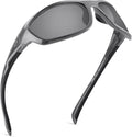 KastKing Hiwassee Polarized Sport Sunglasses for Men and Women, Wrap Sunglasses for Fishing Cycling and Running,UV Protection