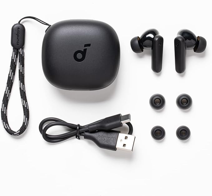Soundcore by Anker P20i True Wireless Earbuds, 10mm Drivers with Big Bass, Bluetooth 5.3, 30H Long Playtime, Water-Resistant, 2 Mics for AI Clear Calls, 22 Preset EQs, Customization (White)