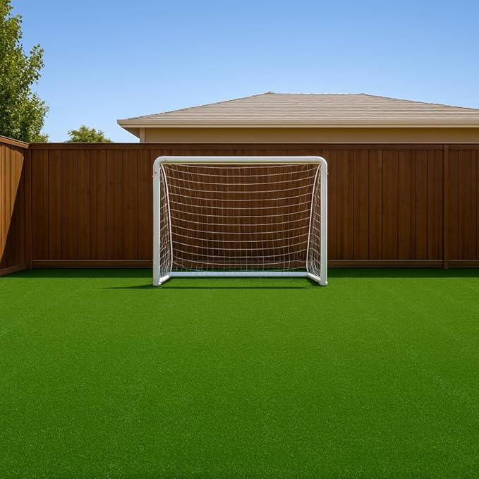 Ottomanson Artificial Turf Golf Hitting Mat 6'6" x 19' Indoor/Outdoor Waterproof Synthetic Fake Grass for Putting Practice Baseball Football Sports Gym Backyard, Custom Size 2' up to 30'