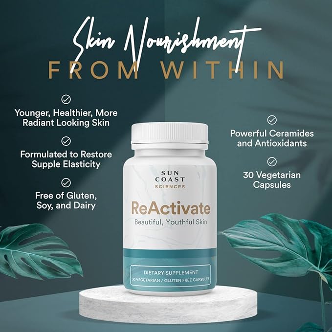 ReActivate Your Skin’s Beauty from Within, with Dr. Rosenberg’s Special Skin Health Formula - 30 Count (Pack of 3)
