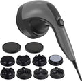 Handheld Cellulite Massager, Lymphatic Drainage Massager, Body Sculpting Machine with Lipo Roller for Stomach Belly Butt Arm Leg Fat, Wide Area Electric massagers vibrating Used at home Black
