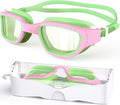 Kids Swim Goggles,Swimming Goggles for Kids 6-14, Anti-Fog UV Protection Pool Glasses for Boys Girls