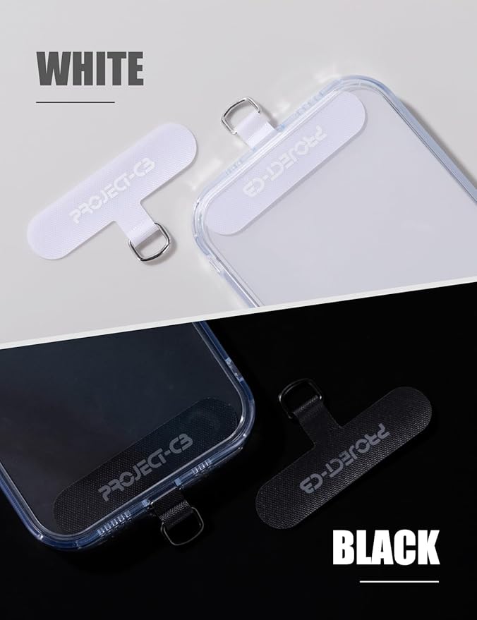 project-cb Phone Wrist Strap 1,Tether Tab 2,Phone Wristlet,Lanyard Wrist Strap,Key Holder,KeyChain,KeyRing×2(Gray)