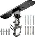 Yes4All Punching Bag Hanger, Stainless Steel Swivel Chain with 4 Snap Hooks for Heavy Bag, Gym Swing, Trapeze, and Hammock
