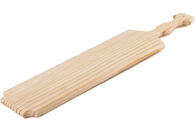 BATTIFE Sorority Paddle 22inch Unfinished Wooden Greek Fraternity Paddle, Solid Pine Wood Paddle