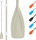Paddle Board Paddle Detachable, Stand Up Paddle for Adults with Double Locks, Kayak Paddle Adjustable with Glass Fiber Blade, Floating Paddle Board Oar with Lightweight