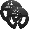 Yes4All Fractional Weight Plates Set, Available In Steel And Rubber, Set of 2/4/6 Plates in 1.25LB, 2.5LB, or 5LB Sizes, Micro Change Plates for Dumbbell and Olympic Barbell Weightlifting