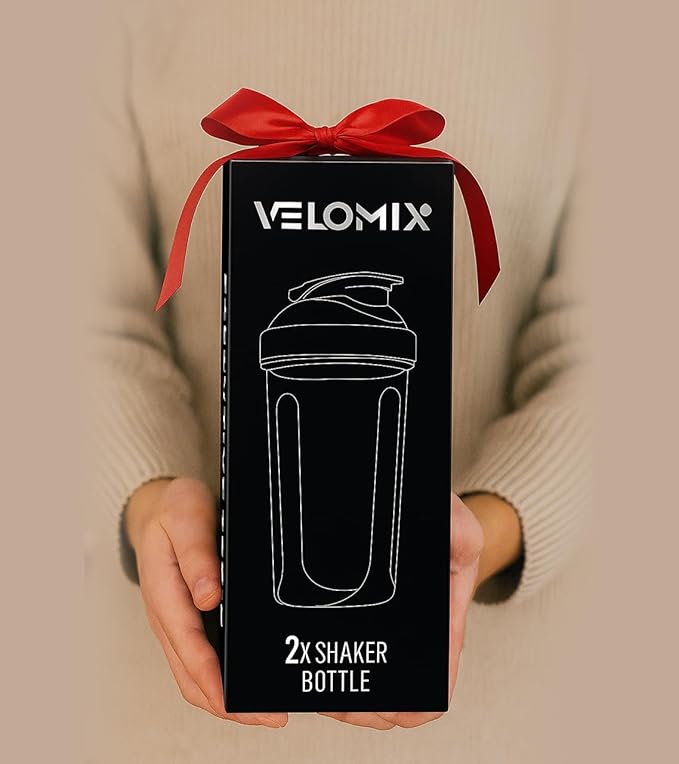 '-2 Pack- 28 oz Protein Shaker Bottles for Protein Mixes - 2x Wire Whisk | Leak Proof Shaker Cups for Protein Shakes | Bottle Pack | Shakers for Protein Shakes-(With Gift Box)