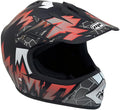 MMG Adult Motorcycle Off Road Helmet DOT - MX ATV Dirt Bike Motocross UTV - with Goggles