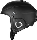VANRORA Ski Helmet, Snowboard Helmet for Men & Women, Climate Control Venting, Dial Fit, Goggles Compatible, Removable Fleece Liner and Ear Pads, Safety-Certified