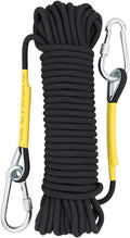 X XBEN Outdoor Climbing Rope 10M(32ft) 20M(64ft) 30M(96ft) 50M(160ft) 70M(230ft) 152M(500FT) 352M(1000FT) Static Rock Climbing Rope for Escape Rope Ice Climbing Equipment Fire Rescue Parachute