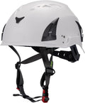 Land Helmets ClimbPro Safety Helmet for Rock Climbing – Lightweight & Durable Hard Shell with Adjustable Chin Strap and Accessory Slots – Ideal for Indoor & Outdoor Adventure
