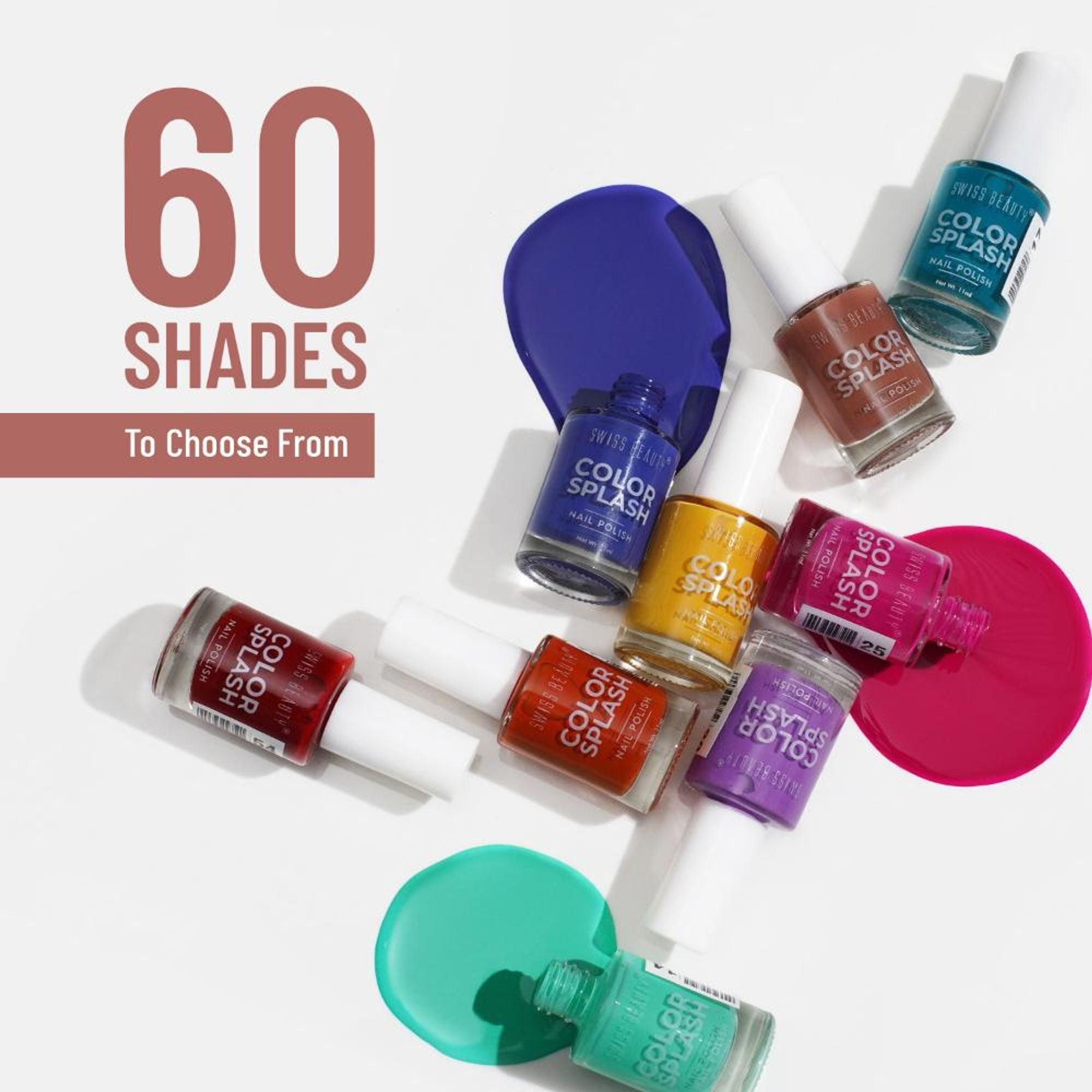 Swiss Beauty Color Splash Nail Polish - 402 Latte Glow