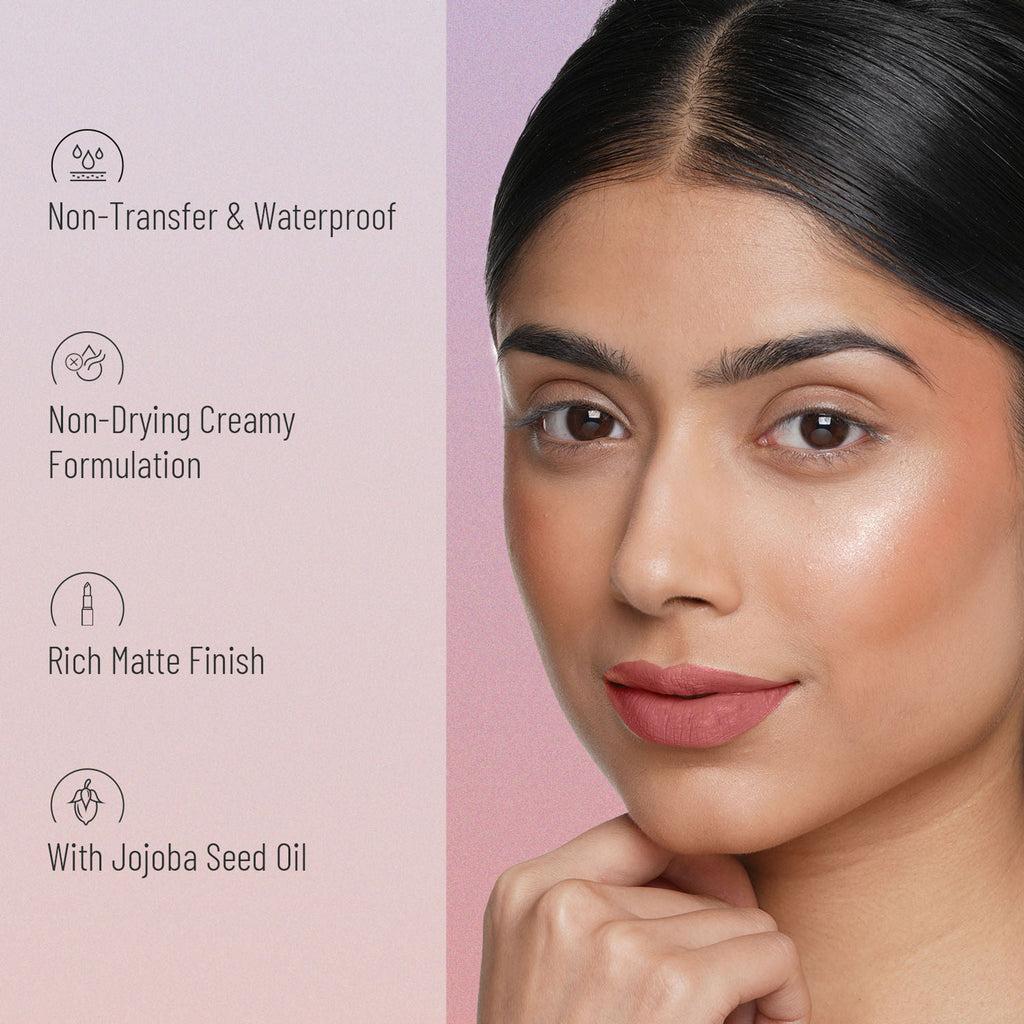 Swiss Beauty Non Transfer Waterproof Lipstick - 401 Pink Blossom